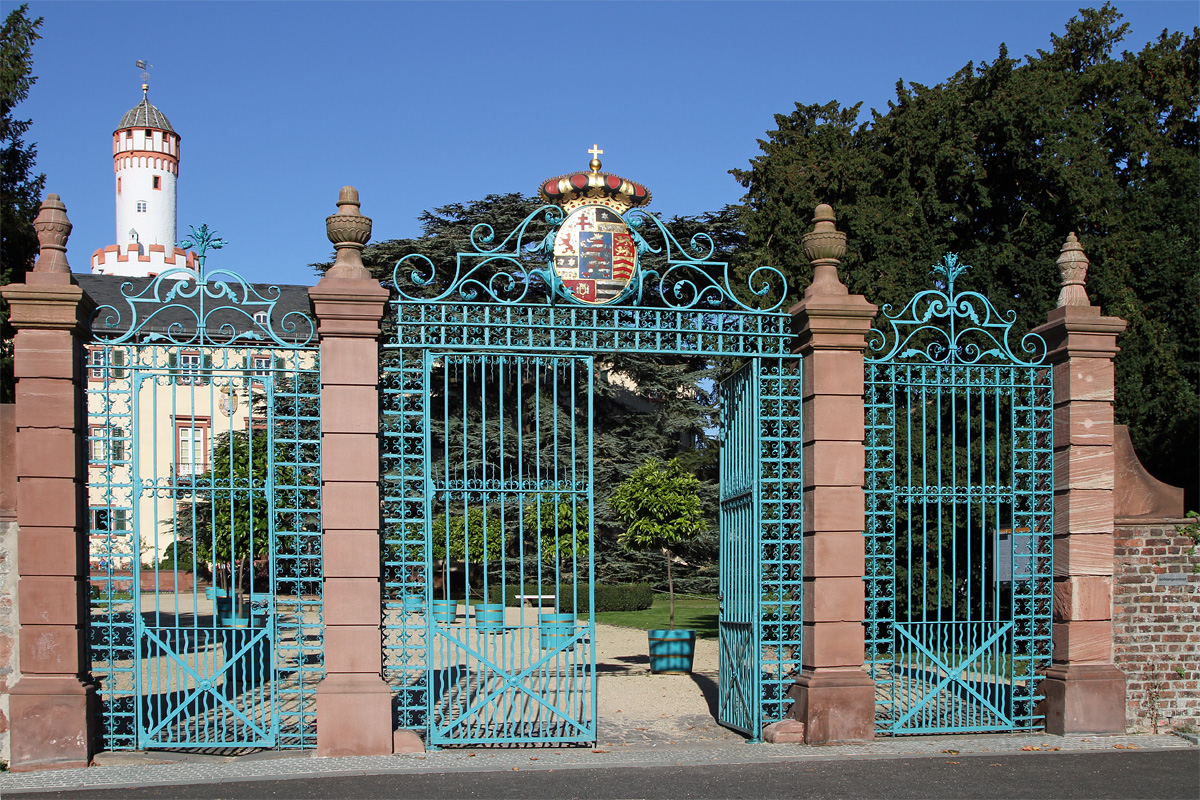 Der Schlosseingang vom Bad Homburger Schloss