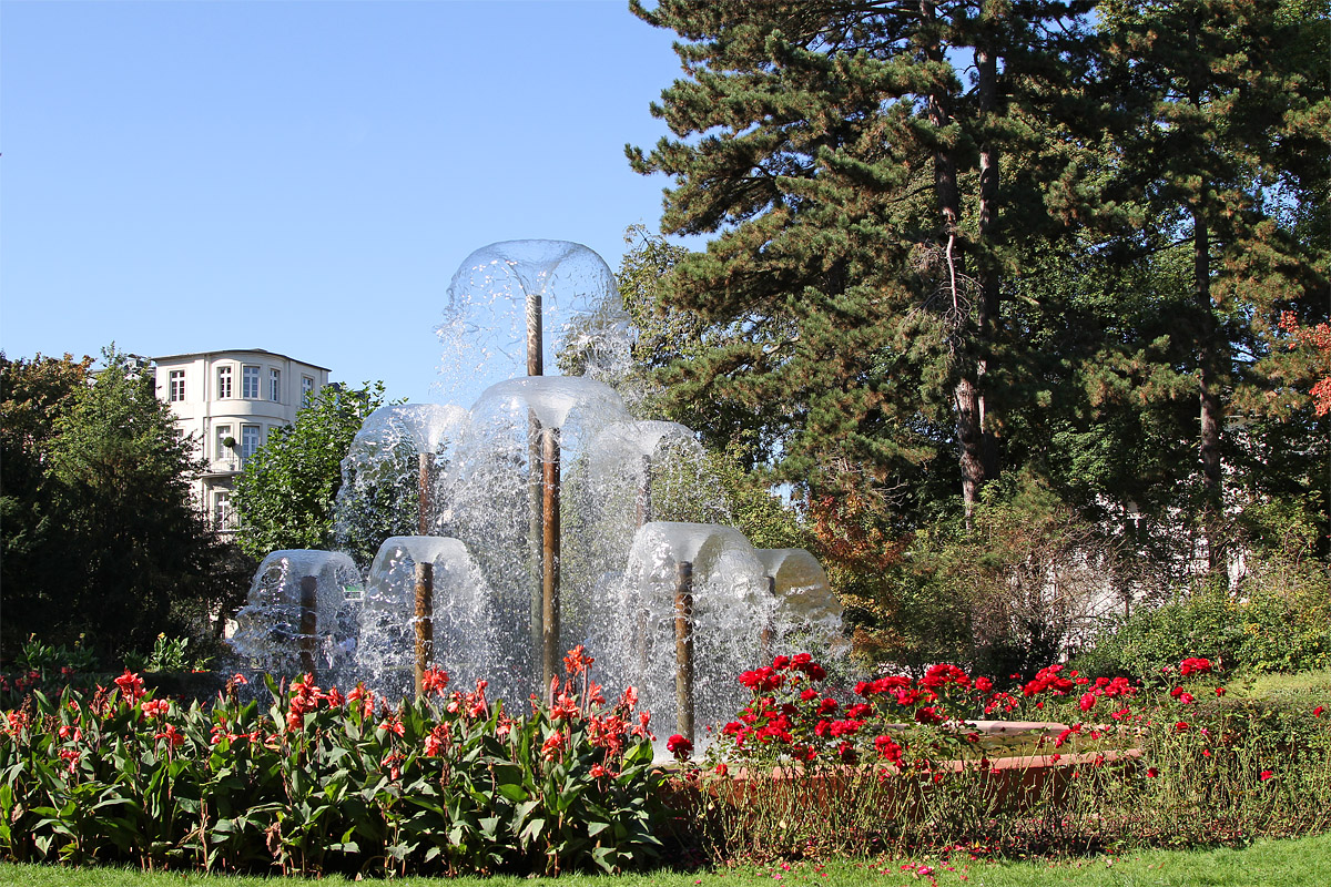 Springbrunnen im Kurpark Bad Homburg