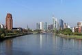 Skyline von Frankfurt am Main mit seinen Bankgebäuden