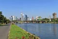 Skyline von Frankfurt am Main mit seinen Bankgebäuden