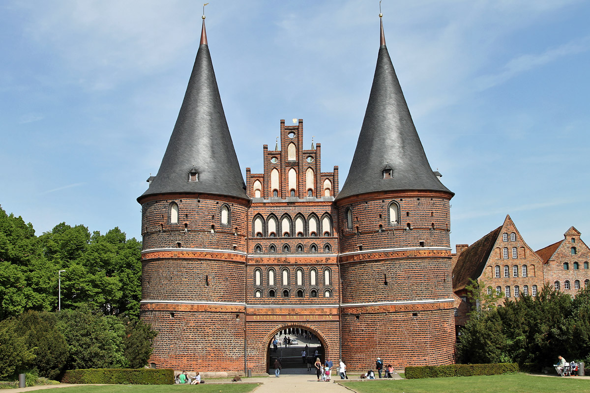 Das L&uuml;becker Holstentor.